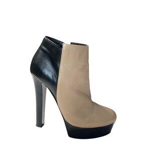 Giuseppe Zanotti Leather Platform Ankle Booties Size 39, US 9